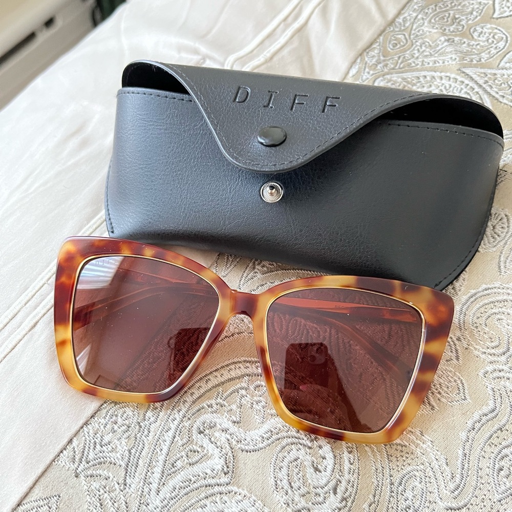 Diff Cateye Tortoise Sunglasses - image 3